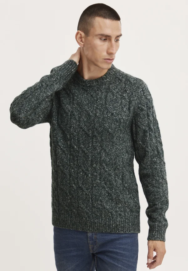 CFKARL - Strickpullover - deep forest melange