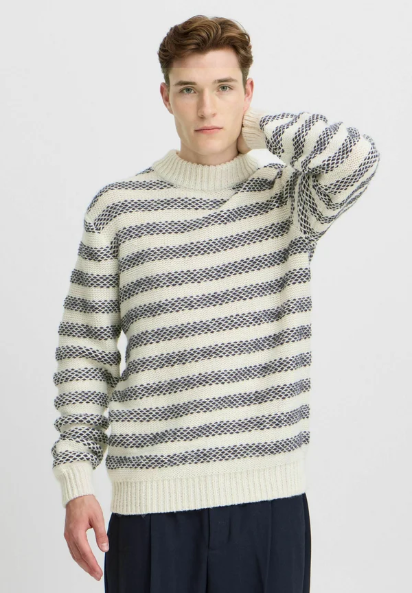 CFKARL STRIPED KNIT - Strickpullover - light sand
