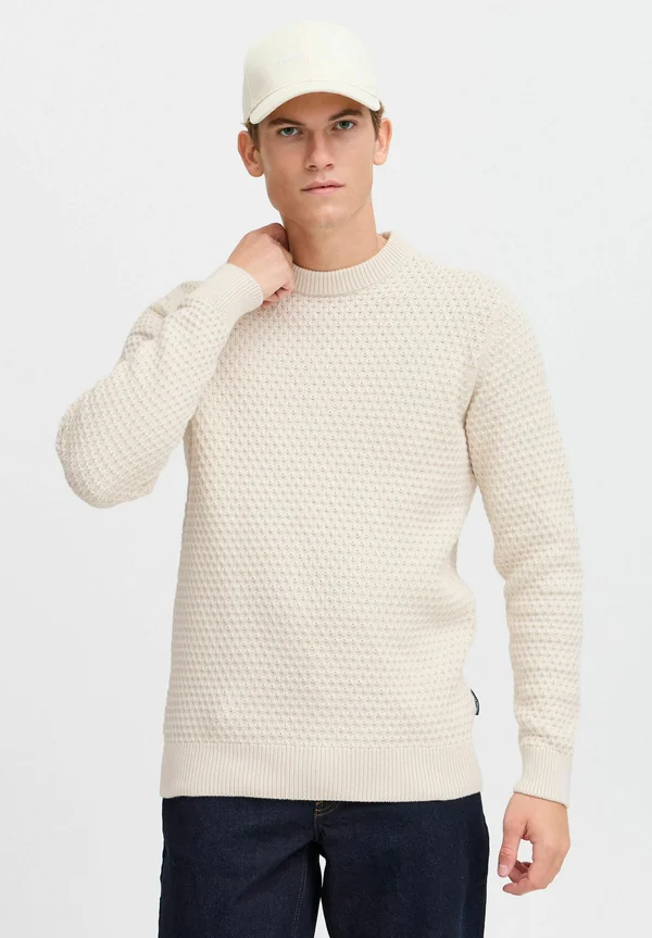 CFKARL STRUCTURED CREW NECK KNIT - Strickpullover - rainy day