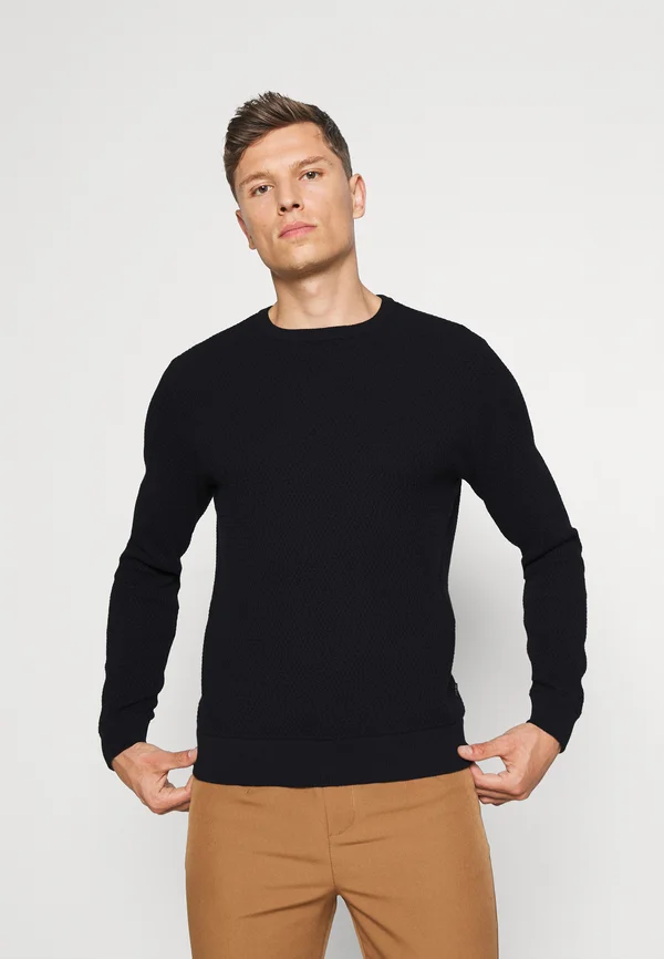 CFKARLO - Strickpullover - anthracite black