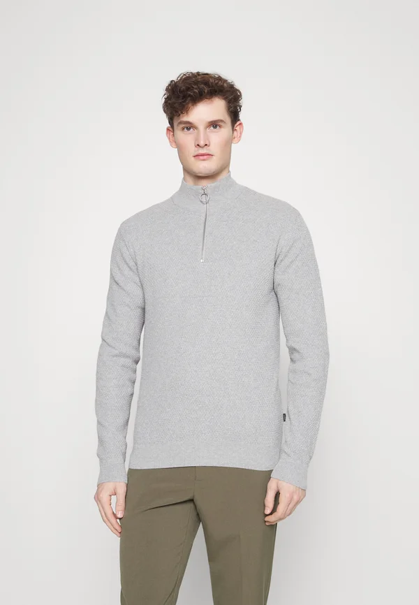 CFKarlo - Strickpullover - light grey melange