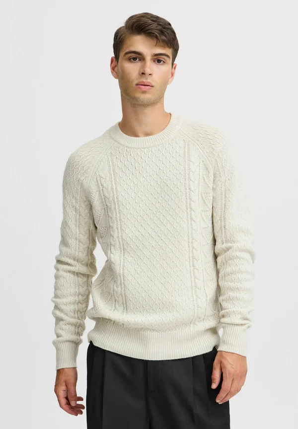 CFKRISTIAN crew neck cable knit - Strickpullover - moonstruck
