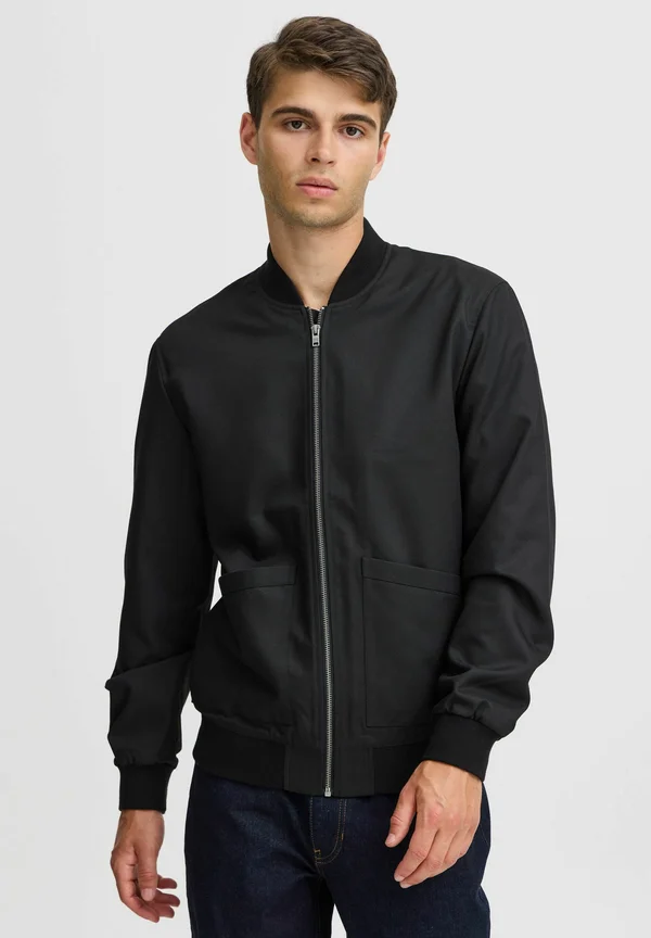 CFSCOTT 0153 GARBADINE SHACKET - Bomberjacke - black beauty