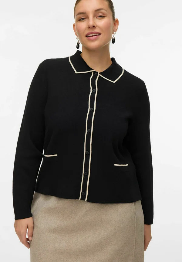 CGOLD - Strickjacke - black