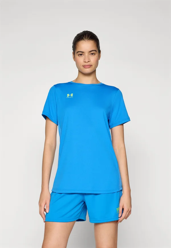CHALLENGER - T-Shirt basic - blue atlantis/high visibility yellow