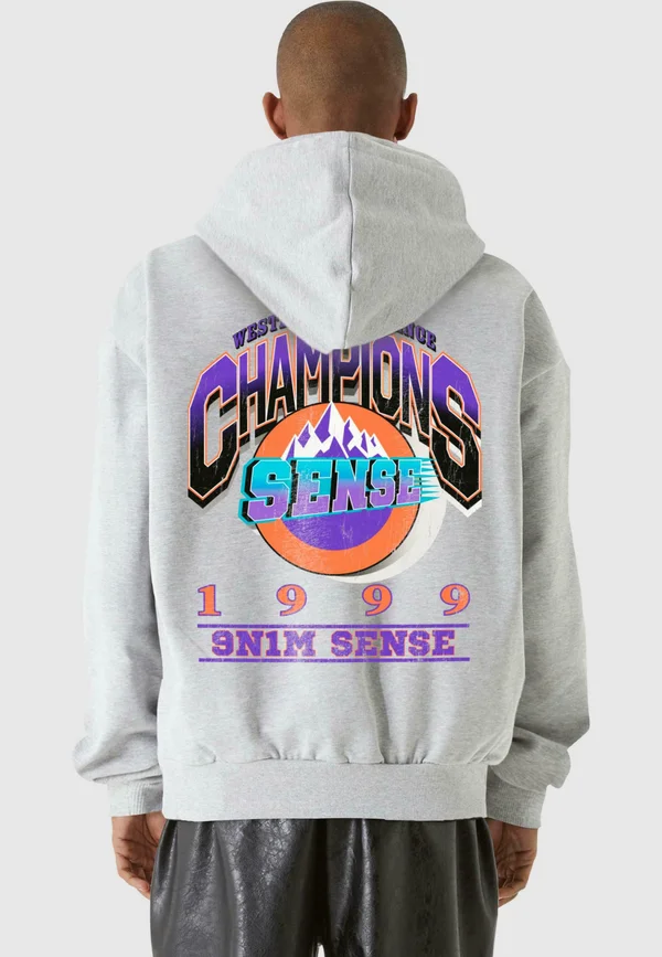 CHAMPIONS - Kapuzenpullover - grey