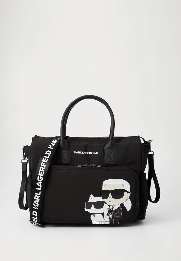 CHANGING BAG SET - Wickeltasche - black