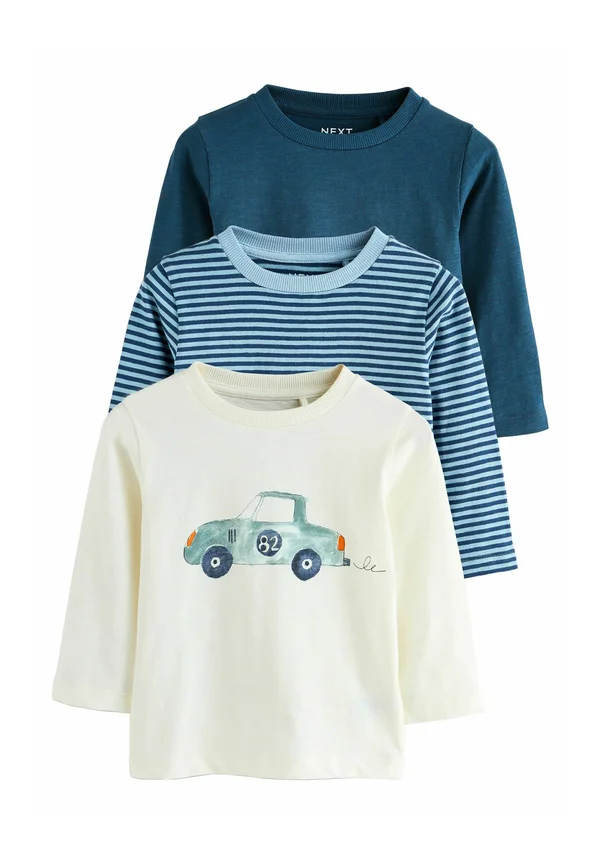 CHARACTER 3 PACK -REGULAR FIT - Langarmshirt - blue watercolour car