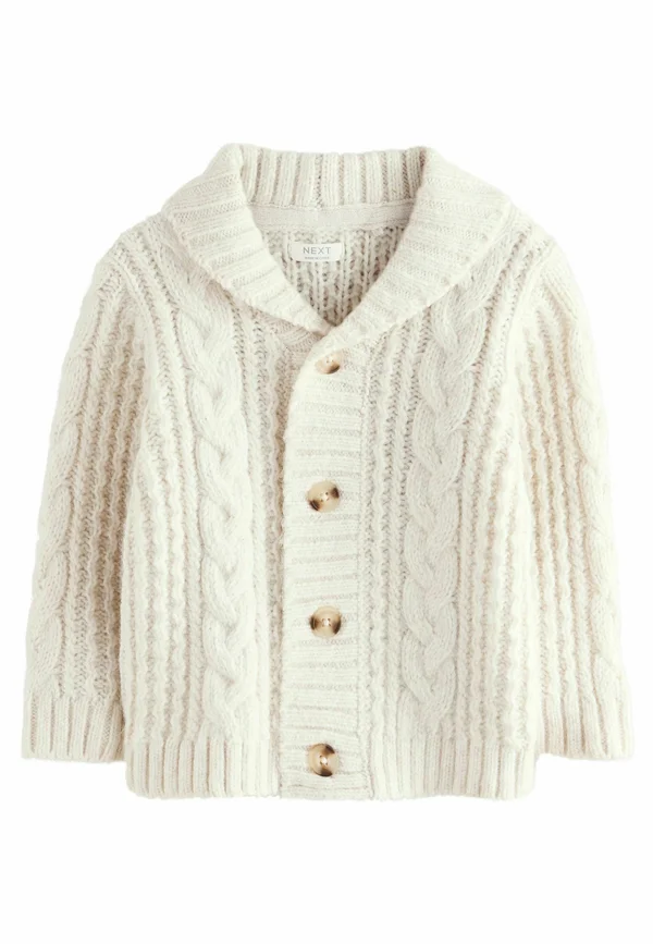 CHARACTER - REGULAR FIT - Strickjacke - cream