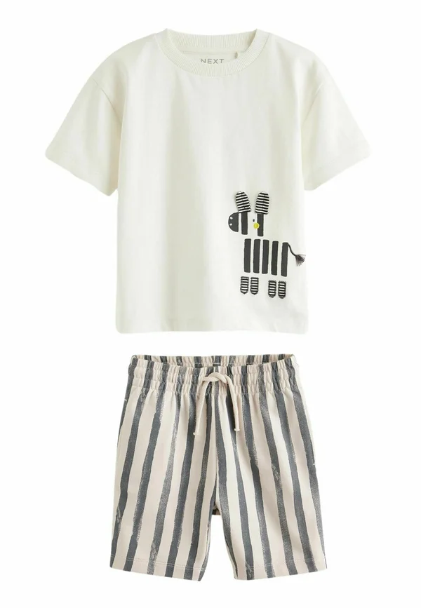 CHARACTER SET REGULAR FIT - Jogginghose - black white