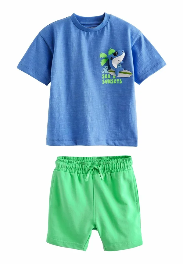 CHARACTER SET REGULAR FIT - Jogginghose - blue green