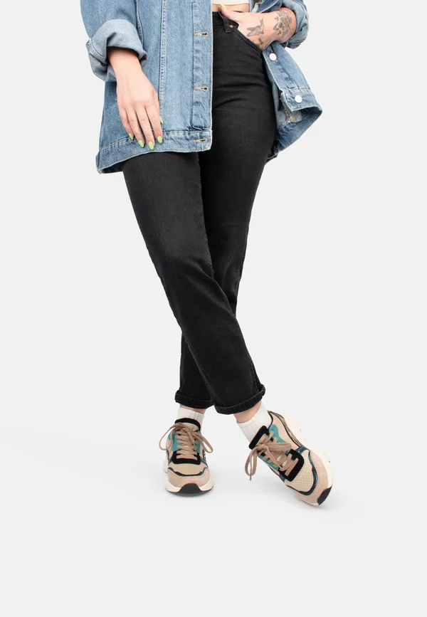 CHARLIE - Sneaker low - beige with brown