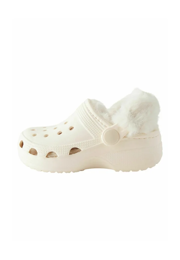 CHARM LINED - Clogs - neutral white