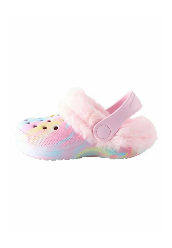 CHARM LINED - Clogs - pink marble