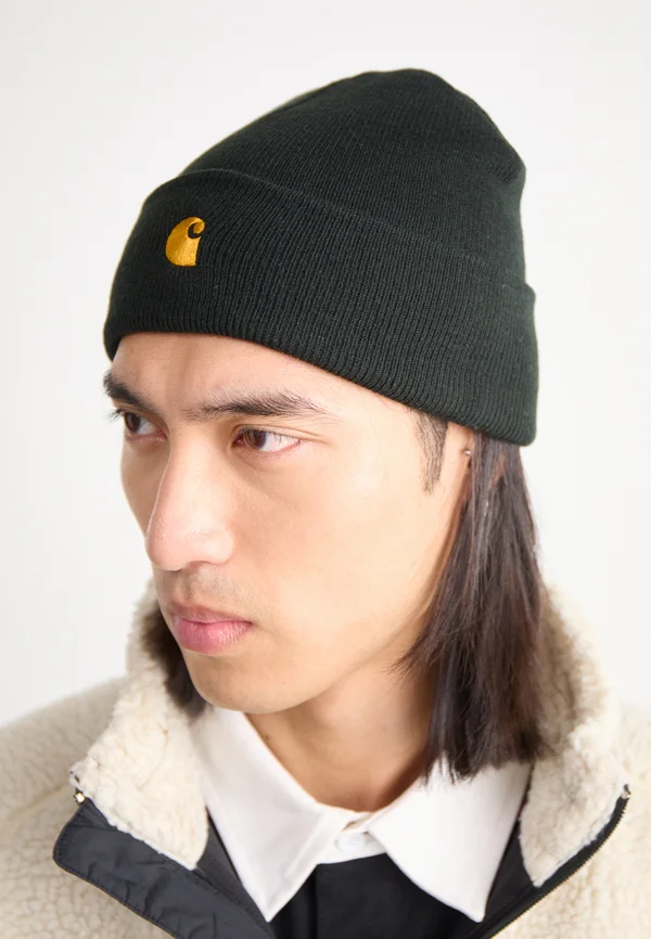 CHASE BEANIE UNISEX - Mütze - black/gold