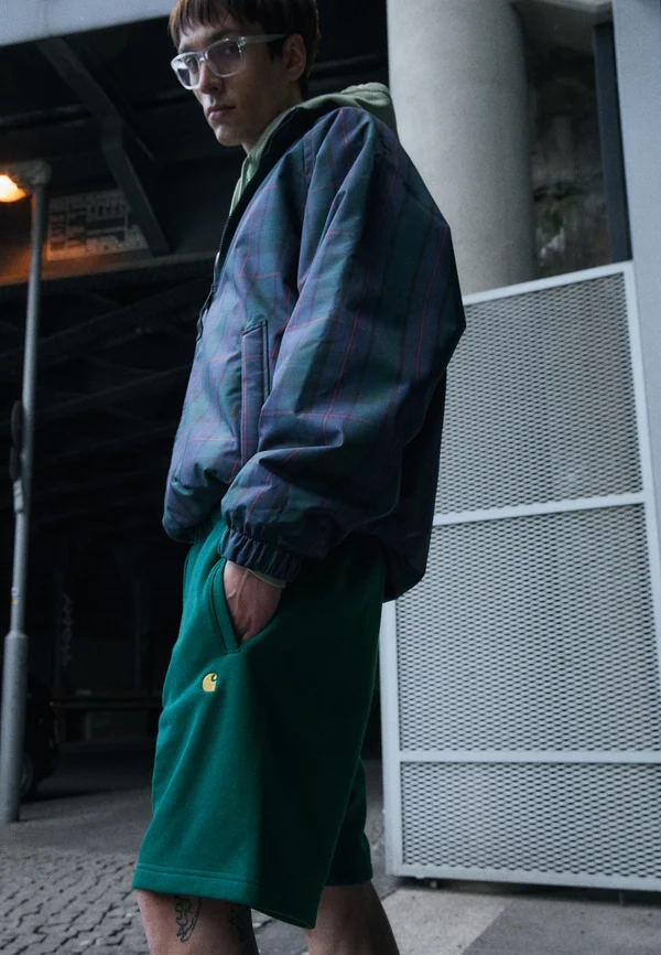 CHASE - Jogginghose - dark fir/gold-coloured