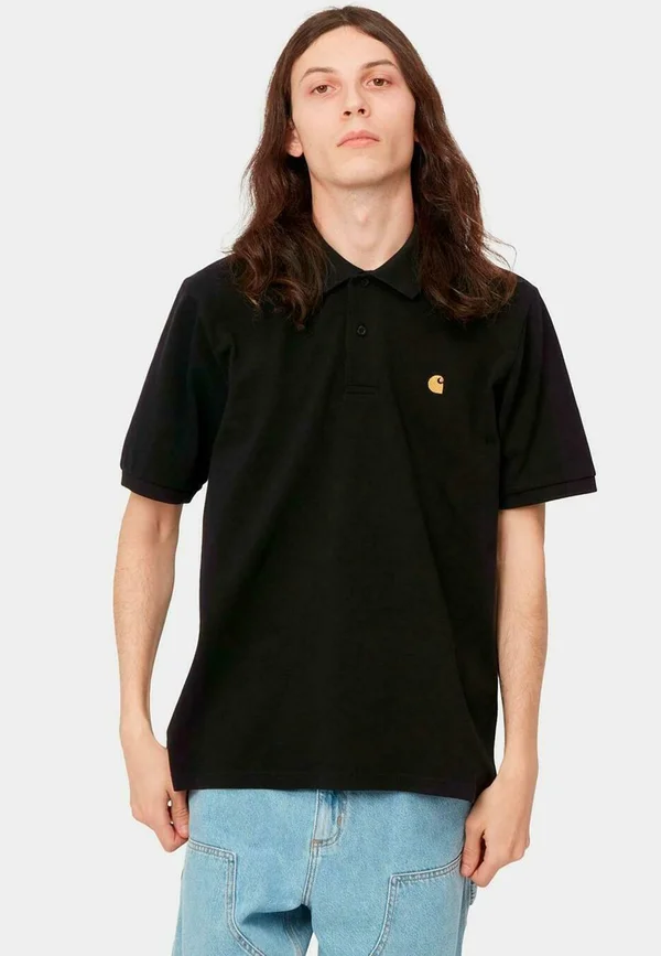 CHASE - Poloshirt - black   gold