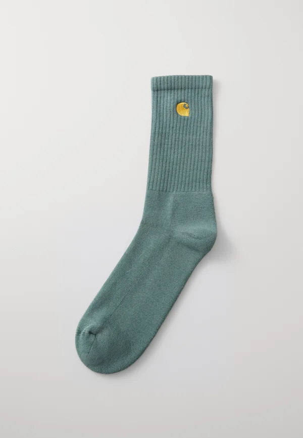 CHASE SOCKS UNISEX - Socken - silver pine/gold