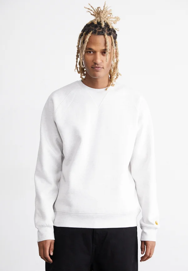 CHASE - Sweatshirt - ash heather/gold