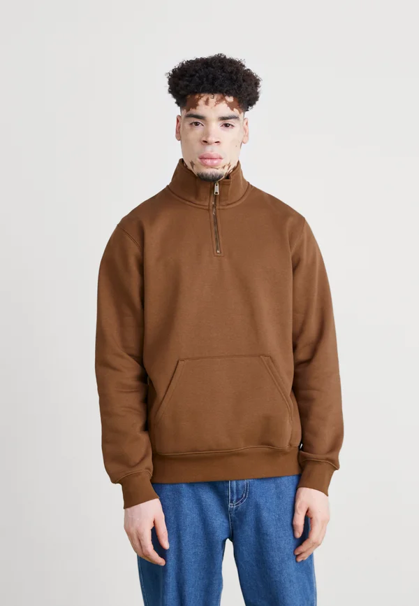 CHASE - Sweatshirt - chocolate/gold