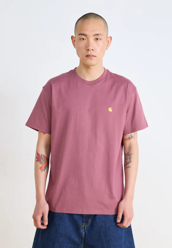 CHASE - T-Shirt basic - dusky pink