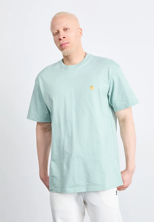 CHASE - T-Shirt basic - frosted green/gold