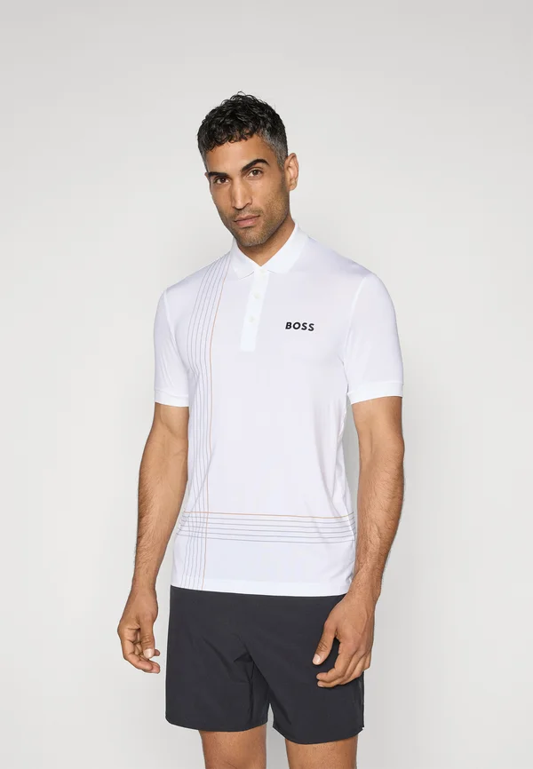 CHECK  - Poloshirt - white