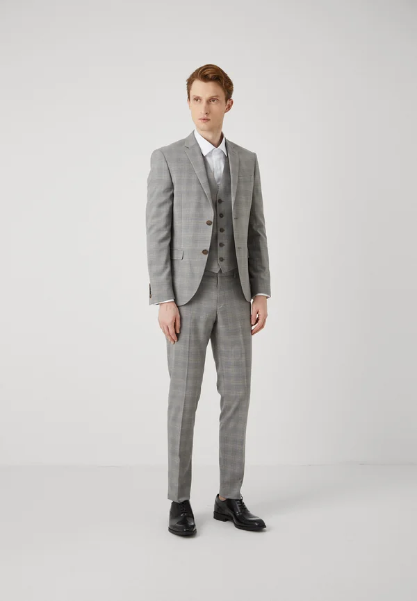 CHECK SET - Anzug - grey