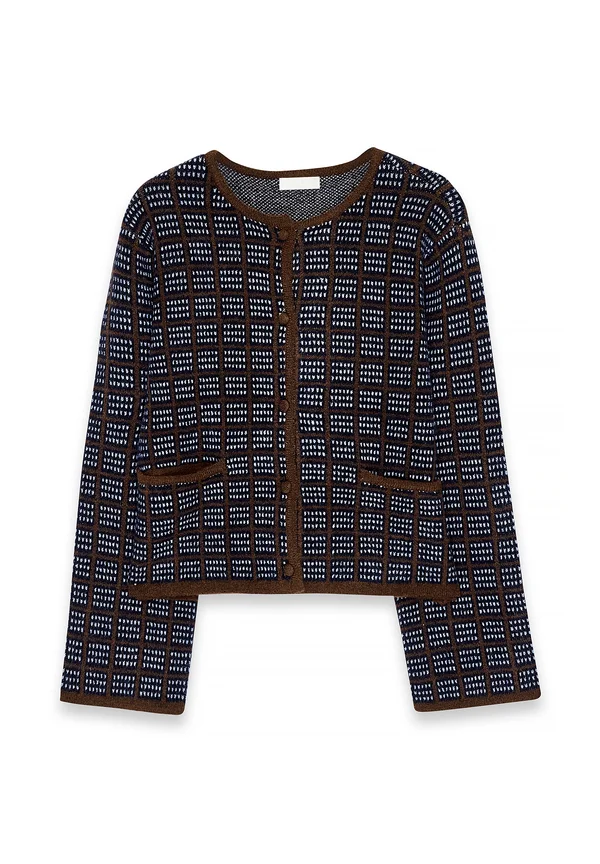 CHECK - Strickjacke - check