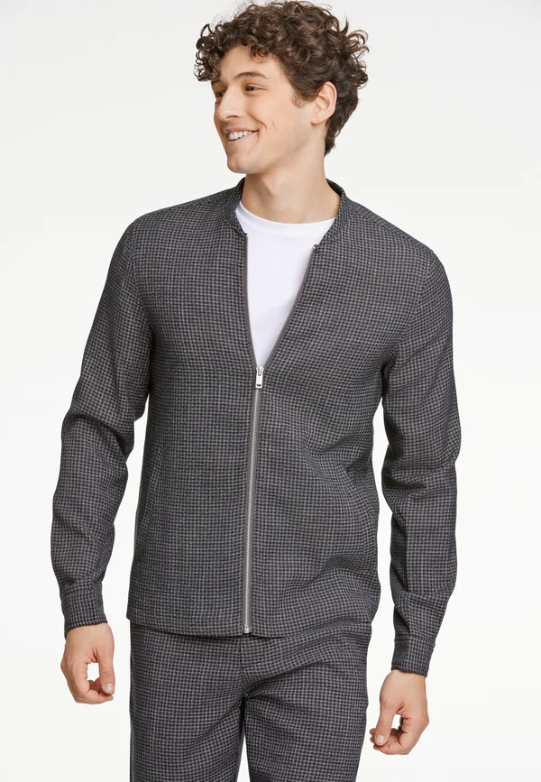 CHECKED - Leichte Jacke - grey