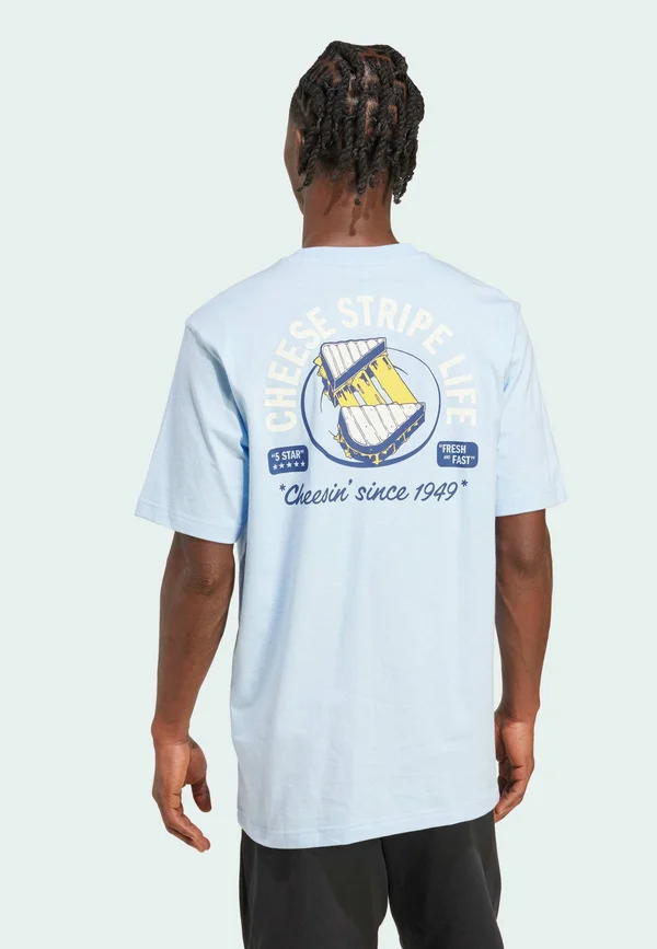 CHEESE  - T-Shirt print - glow blue