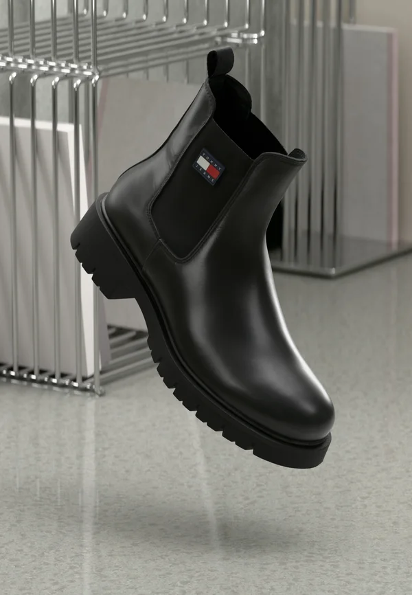 CHELSEA BOOT - Plateaustiefelette - black