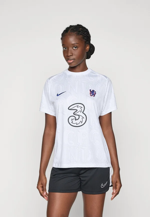 CHELSEA FC ACADEMY PRO TOP - Sport T-Shirt - white/pure platinum/rush blue