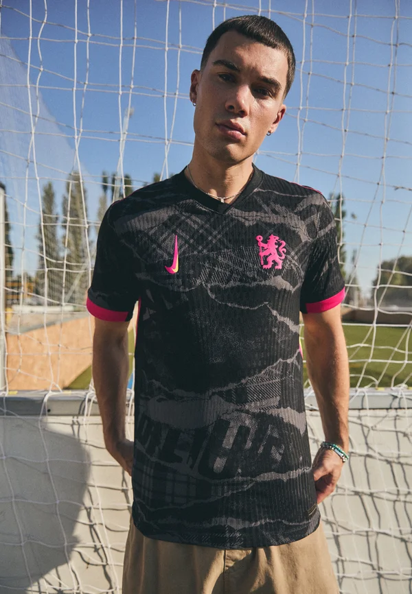 CHELSEA FC M NK DFADV JSY MATCH 3R - Vereinsmannschaften - anthracite/black/opti yellow/pink prime