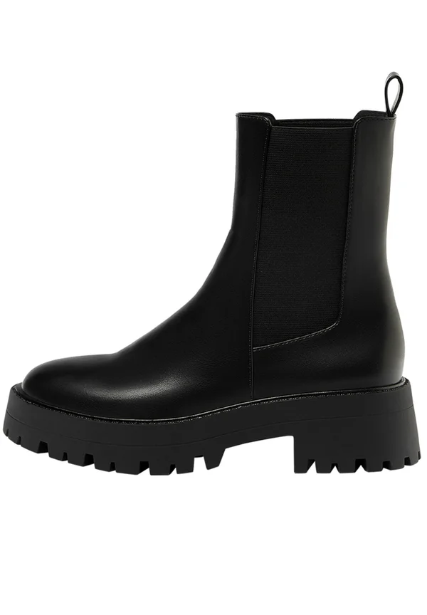 CHELSEA MIT PROFIL - Plateaustiefelette - black