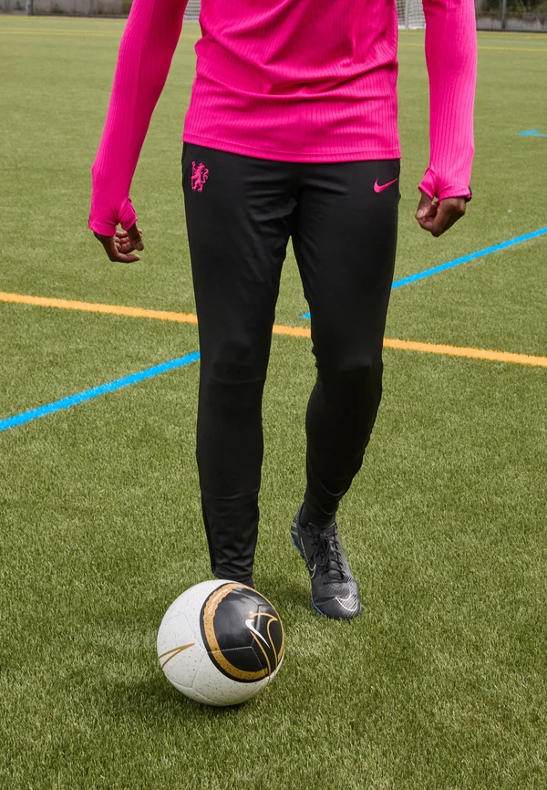 CHELSEA NIKE DF STRIKE PANTS  THIRD - Vereinsmannschaften - black/pink prime