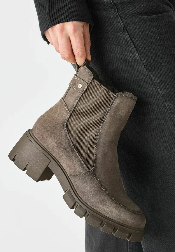 CHELSEA - Plateaustiefelette - taupe