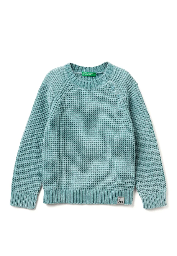 CHENILLE CREW NECK - Strickpullover - green