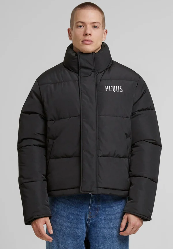 CHEST LOGO PUFFER  - Winterjacke - black