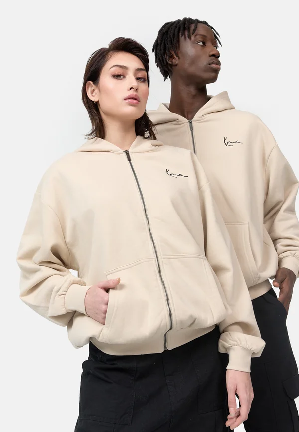 CHEST SIGNATURE ESSENTIAL ZIP HOODIE UNISEX - Sweatjacke - grey