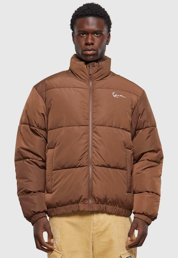 CHEST SIGNATURE PUFFER - Winterjacke - brown