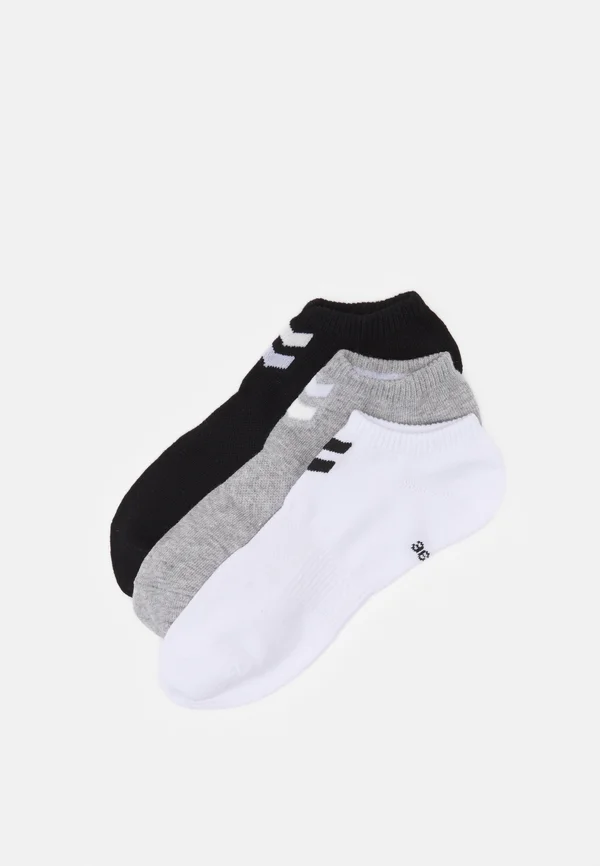 CHEVRON 6 PACK ANKLE - Füßlinge - white/black/grey melange