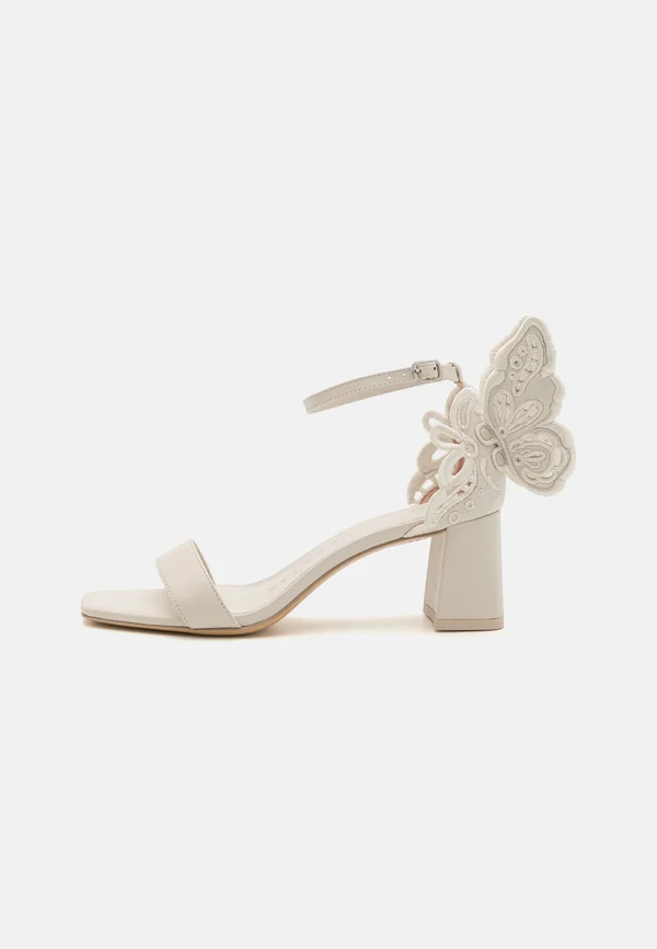 CHIARA BRODERIE MID BLOCK - Brautschuh - gardenia