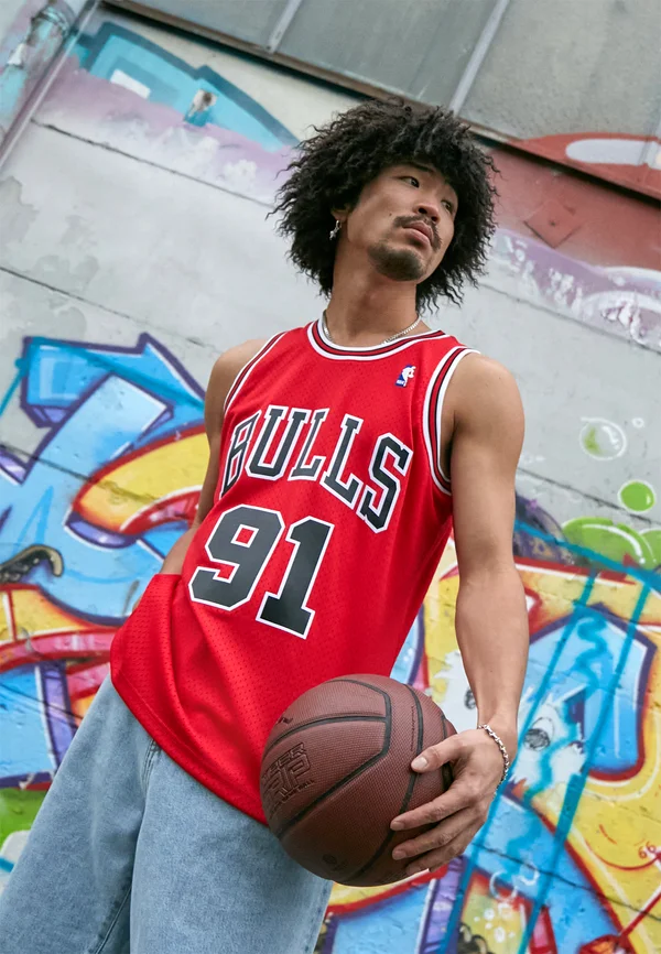 CHICAGO BULLS DENNIS RODMAN SWINGMAN - NBA-Trikot - scarlet