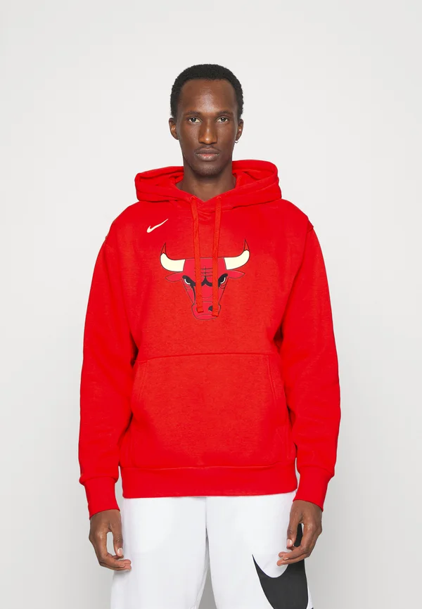 CHICAGO BULLS ESSENTIAL HOODIE - Kapuzenpullover - university red