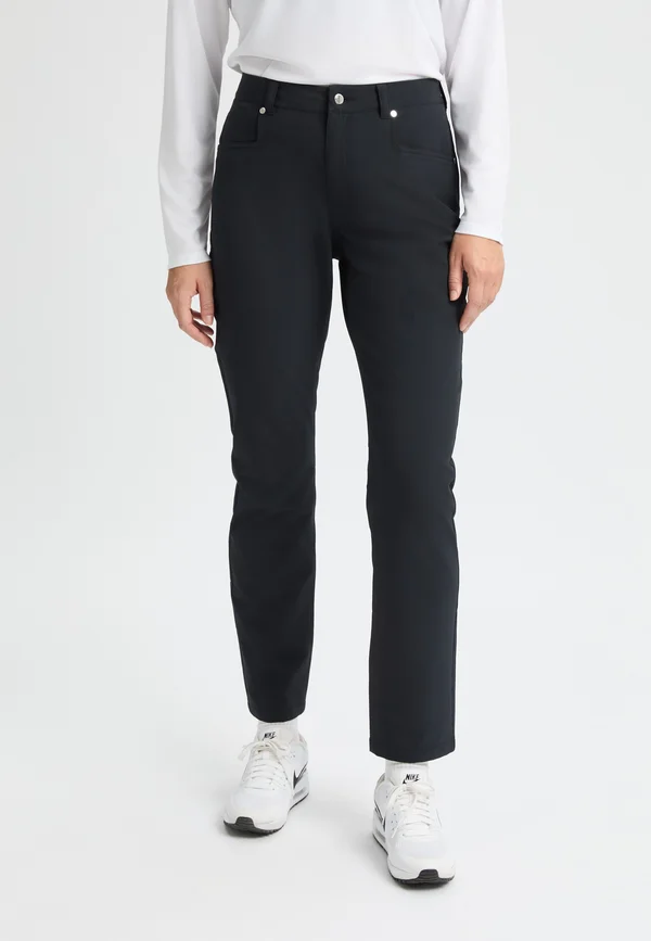 CHIE BRUSHED PANT 32 - Stoffhose - black