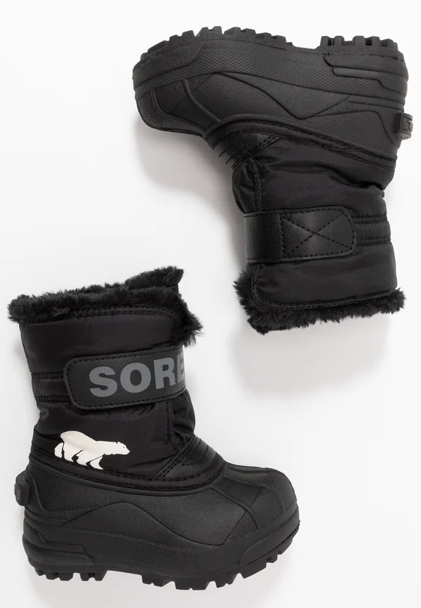 CHILDRENS UNISEX - Snowboot/Winterstiefel - black/charcoal
