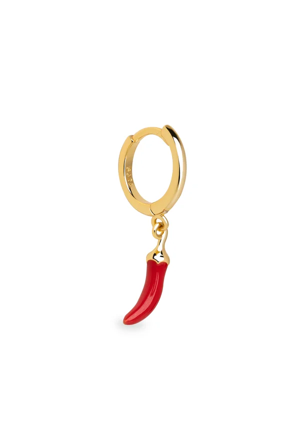 CHILI ENAMEL - Einzelner Ohrring - gold-coloured