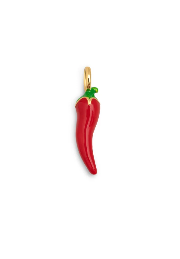 CHILI PEPPER - Charm - gold coloured