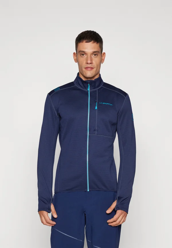 CHILL - Fleecejacke - deep sea/tropic blue